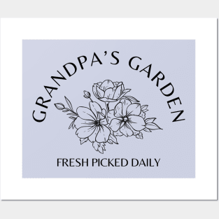 Grandpa’s Flower and Vegetable Garden Posters and Art